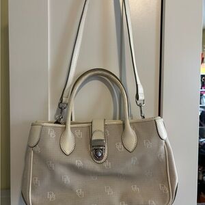 Dooney & Bourke Cream Shoulder Bag
